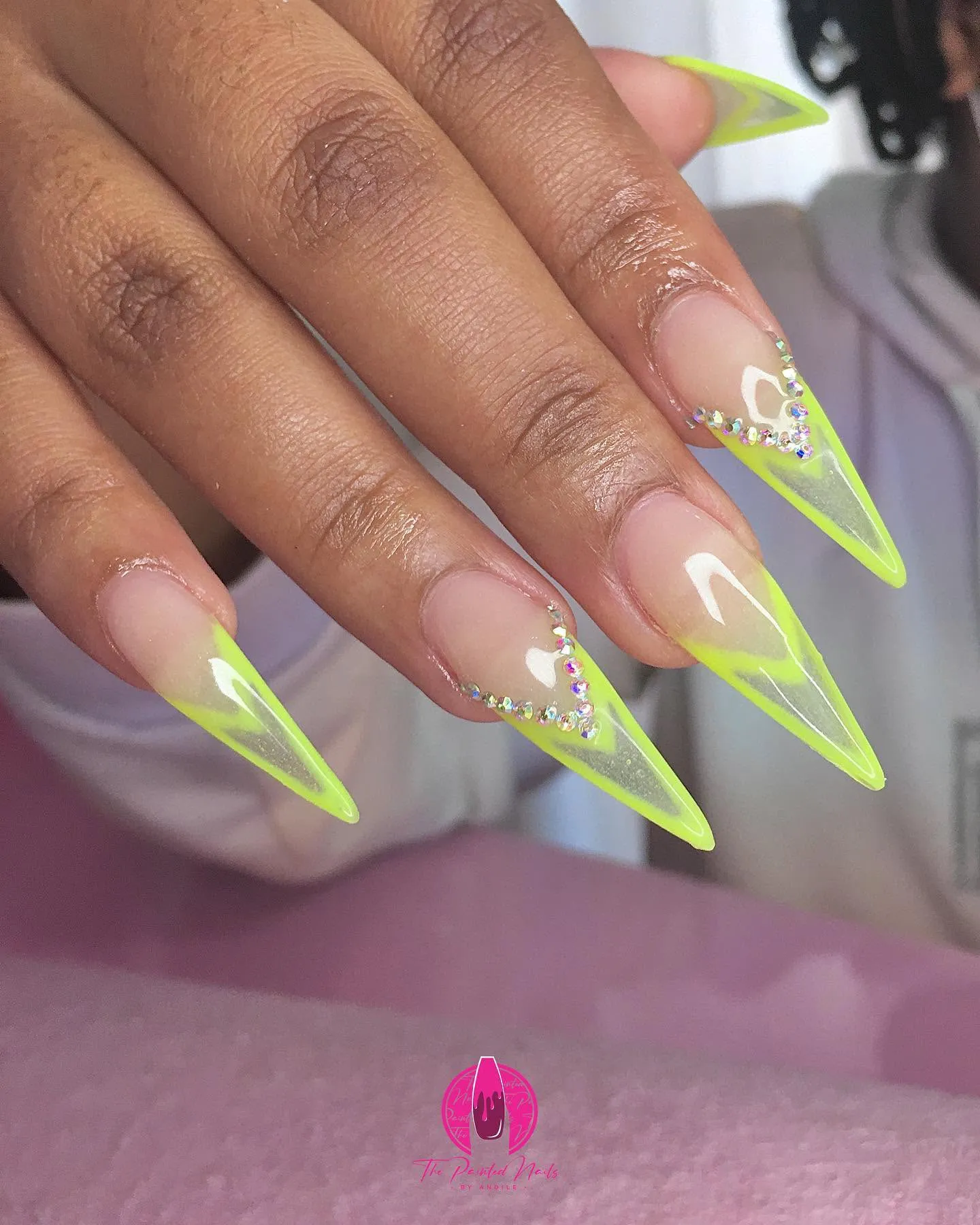 The Painted Nails by Andile